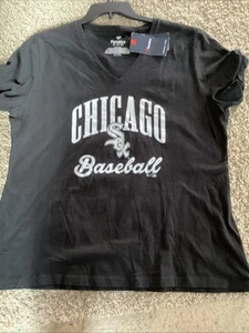 Camiseta para mujer Chicago White Sox Fanatics negra nueva con etiquetas 2XL - Imagen 1 de 4