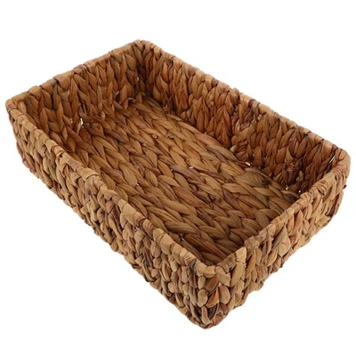  Cesta Portaoggetti Cesto Di Vimini Cestini Intrecciati Cestino Per Bagno - Immagine 1 di 4