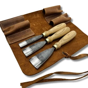 Holzschnitzfugen - handgeschmiedete 52100 Stahlklingen, Eschengriffe, Sondergrößen - Bild 1 von 12