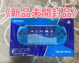 Sony PSP 3000 Value Pack Sky Blue/Marine Handheld System Unopened From Japan - Picture 1 of 6