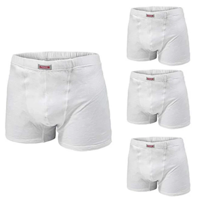 BOXER PRIMAL UOMO TAGLIE COMFORT FORTI COTONE ART 3211 BIANCO PEZZI 4 - Immagine 1 di 1