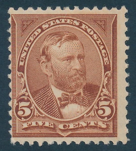 U. S. Scott #255 Fine Centering (Mint Never Hinged) SCV: $325.00 - Picture 1 of 2