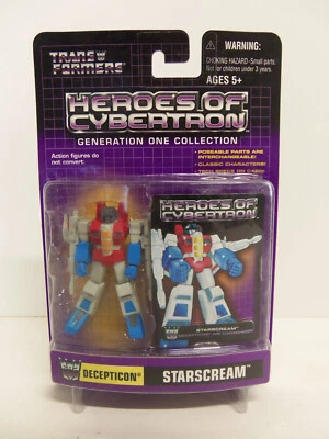Transformers Heroes of Cybertron STARSCREAM PVC Action Figure MISB SEALED NEW - Image 1 of 2