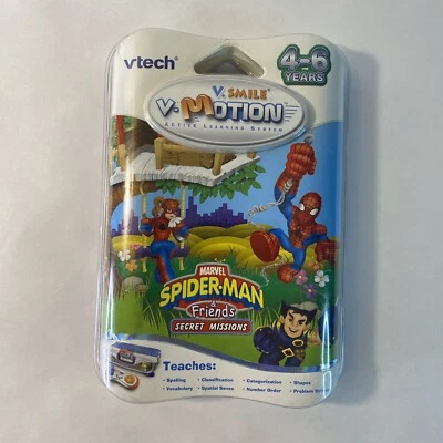 V tech V Smile V Motion Spider-Man & Friends Secret Missions 2008 Marvel Vtech - Image 1 of 4