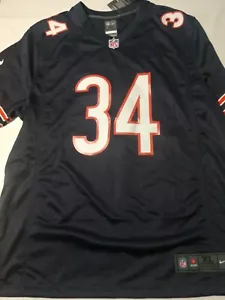 Nfl Mens Chicago Bears Walter Payton #34 Jersey Navy Size XL - Picture 1 of 9
