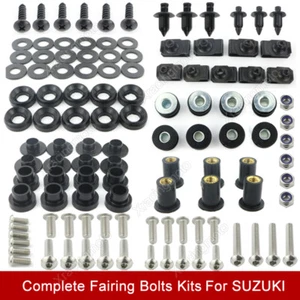 Fairing Bolt Kit Body Screws Fit For Suzuki GSXR600 GSXR750 GSXR1000 GSXR1300 - Picture 1 of 30