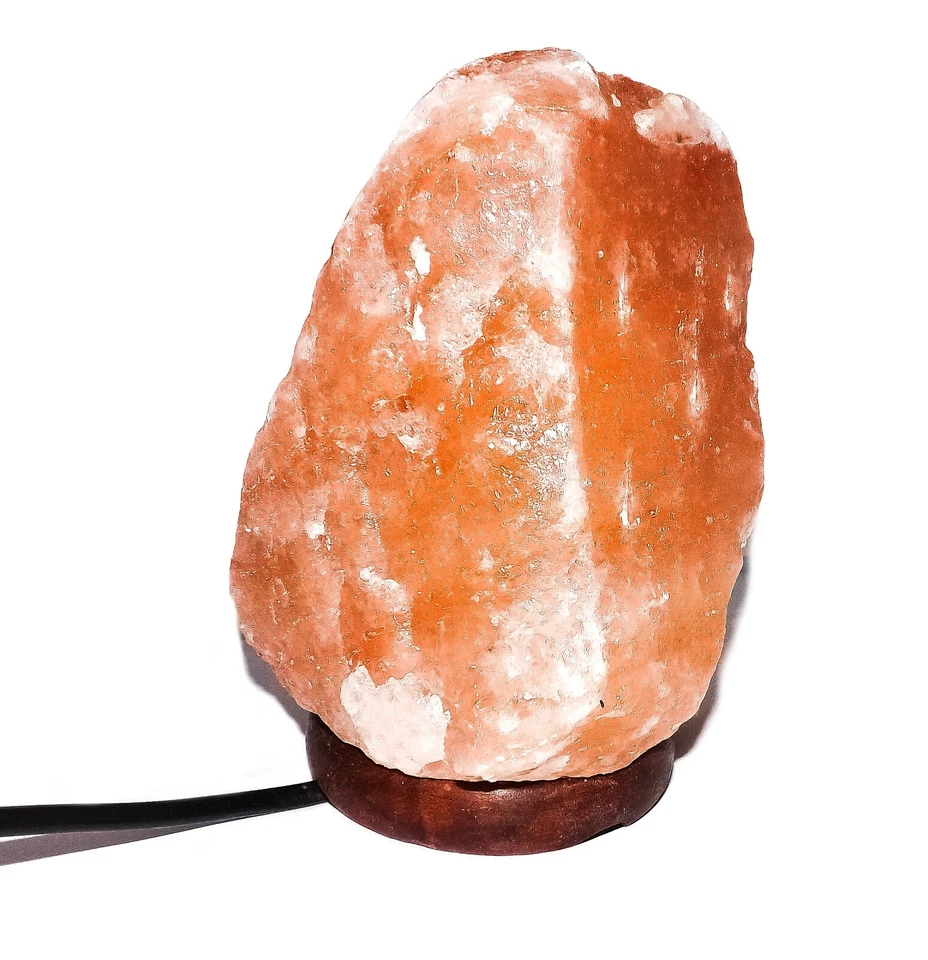 LAMPADA CON PIETRA AL SALE ROSA DELL'HIMALAYA SALEGEMMA VARIE GRANDEZZE - Immagine 1 di 4