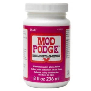 Mod Podge All-In-One Glue/Sealer/Finish Medium - Sparkle - 236ml (8oz) - CS11211 - Picture 1 of 1