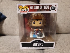 Funko Pop Deluxe Disney Villains EVIL QUEEN ON THRONE 1088 Vinyl Figure - Picture 1 of 7