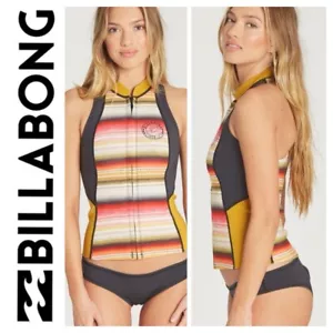 BNWT BILLABONG SALTY DAZE WETSUIT JACKET VEST (AU 8/US 4) SERAPE RRP $129.99 - Picture 1 of 3