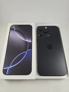 iPhone 16 Pro Max 256gb Black Titanium Unlocked - Photo 1 sur 9