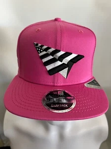 Roc Nation Paper Planes New Era Hat Cap Snap Back Pink Jay Z One Size OTR II - Picture 1 of 7