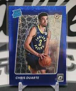 2021-22 Donruss Optic Chris Duarte Blue Velocity Prizm RC Indiana Pacers #173 - Picture 1 of 2
