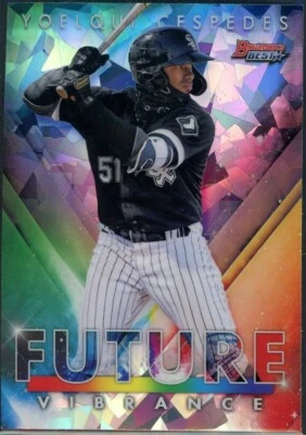 2021 Bowman's Best Yoelqui Cespedes Future Vibrance BFV-14 Atomic Refractor - Image 1 of 2
