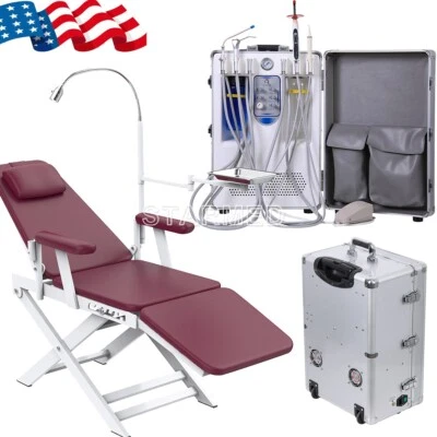 Unidad de entrega móvil dental portátil Compresor de aire Succión 4Hole/ Silla Foto 1 de 4