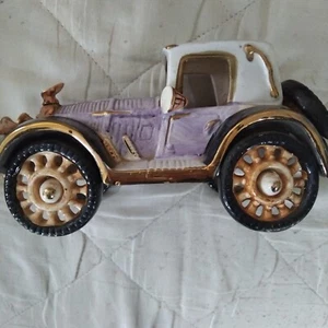 PORCELAIN MODEL CAR.LOVELY VINTAGE JAPANESE HAND MADE. - Picture 1 of 3