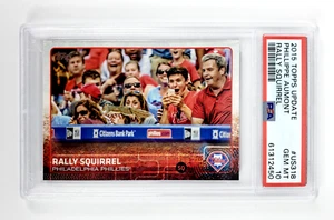 2015 Topps Update SP Variation Phillippe Aumont Rally Squirrel #US318 PSA 10 - Picture 1 of 2