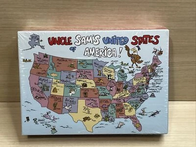Springbok Uncle Sam's USA 60 Piece Children's Jigsaw Puzzle-Complete Kids Puzzle - Image 1 of 3
