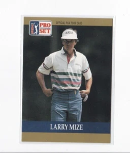 LARRY MIZE 1990 PRO SET OFFICIAL PGA TOUR GOLF CARD-SHIPS FREE - Picture 1 of 24