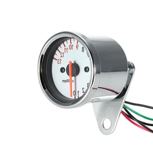 12V Motorcycle LED Tachometer Gauge For Honda Shadow VT VT1100 VT750 VT600 VF750 - Picture 1 of 6