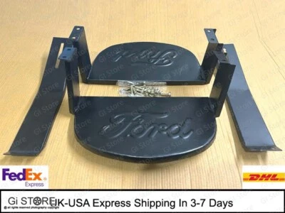 Par de reposapiés de la Segunda Guerra Mundial para jeep Willys MB Willys estilo G503 - Ford imprimado estampado Foto 1 de 3