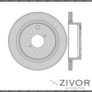 New PROTEX Rotor - Rear For NISSAN SKYLINE R33 2D Cpe RWD 1993 - 1998 #DR908 - Picture 1 of 1