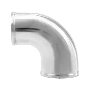 3"-2.5" O.D. 90 Degree Cast Aluminum Reducer Elbow Pipe Polished - Picture 1 of 4