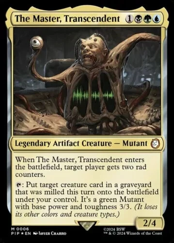 The Master, Transcendent - 6 - NM Foil - Universes Beyond: Fallout - MTG - Image 1 of 1