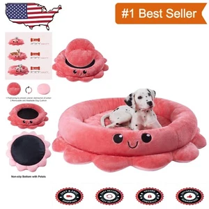 Cute Anti-Slip Large Dog Bed with Removable Cushion - Perfect for Anxious Pets - Picture 1 of 7