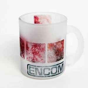 Encom Tron Inspired Movie Glass Mug Flynns Arcade Retro Vintage Man Cave 80s 90s - Picture 1 of 3
