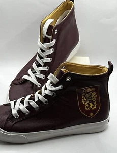 Harry Potter House Gryffindor Hi-Top Sneakers Size 12 Women's Red & Gold - Picture 1 of 11