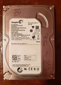 Seagate ST3500418AS 500GB, archiviazione disco rigido interno 7200 RPM 3,5", funzionante - Foto 1 di 3