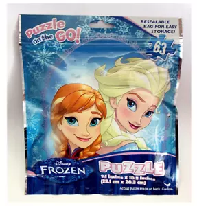 Disney Frozen Puzzle - Puzzle - Con Elsa e Anna - 63 pezzi - Foto 1 di 2