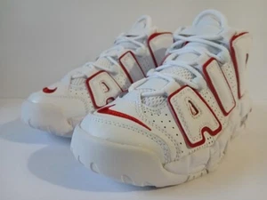 Nike Air More Uptempo GS Größe 4Y weiß Varsity rot DJ5988-100 - Bild 1 von 24