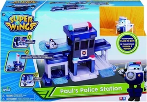 Super Wings Paul’s Police Station - Toy Playset Includes Paul Mini Figure - NIB - Picture 1 of 3