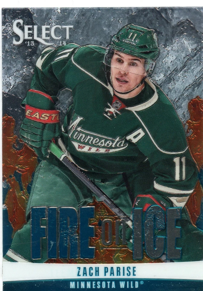 2013-14 Select Fire on Ice Stars Blue #FS-18 Zach Parise - Image 1 of 2