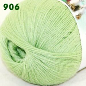Sale 1 Ballsx50gr LACE Rugs Acrylic Wool Cashmere Hand Crochet Knitting Yarn 906