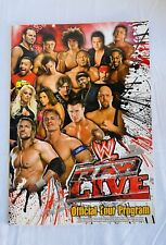 WWE Raw Live Official Program 2009 World Wrestling Entertainment Book Magazine