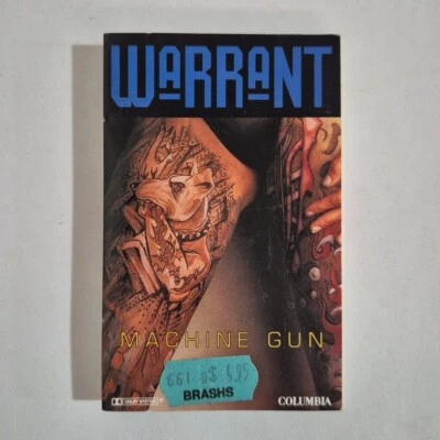 WARRANT - 'Machine Gun/Inside Out' - RARE 1992 Cassette Tape Single Cassingle - Image 1 of 4