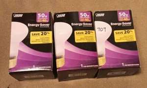 3 Feit 50W Uses 40W Indoor Flood R20 Bulbs - Picture 1 of 3