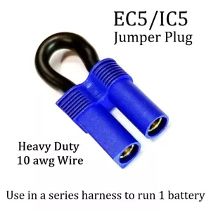 RCP EC5/IC5 Jumper Plug Connector 10 AWG - Picture 1 of 20