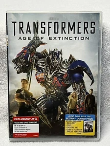 Transformers: Age Of Extinction DVD Michael Bay Mark Wahlberg 2014 New - Picture 1 of 3