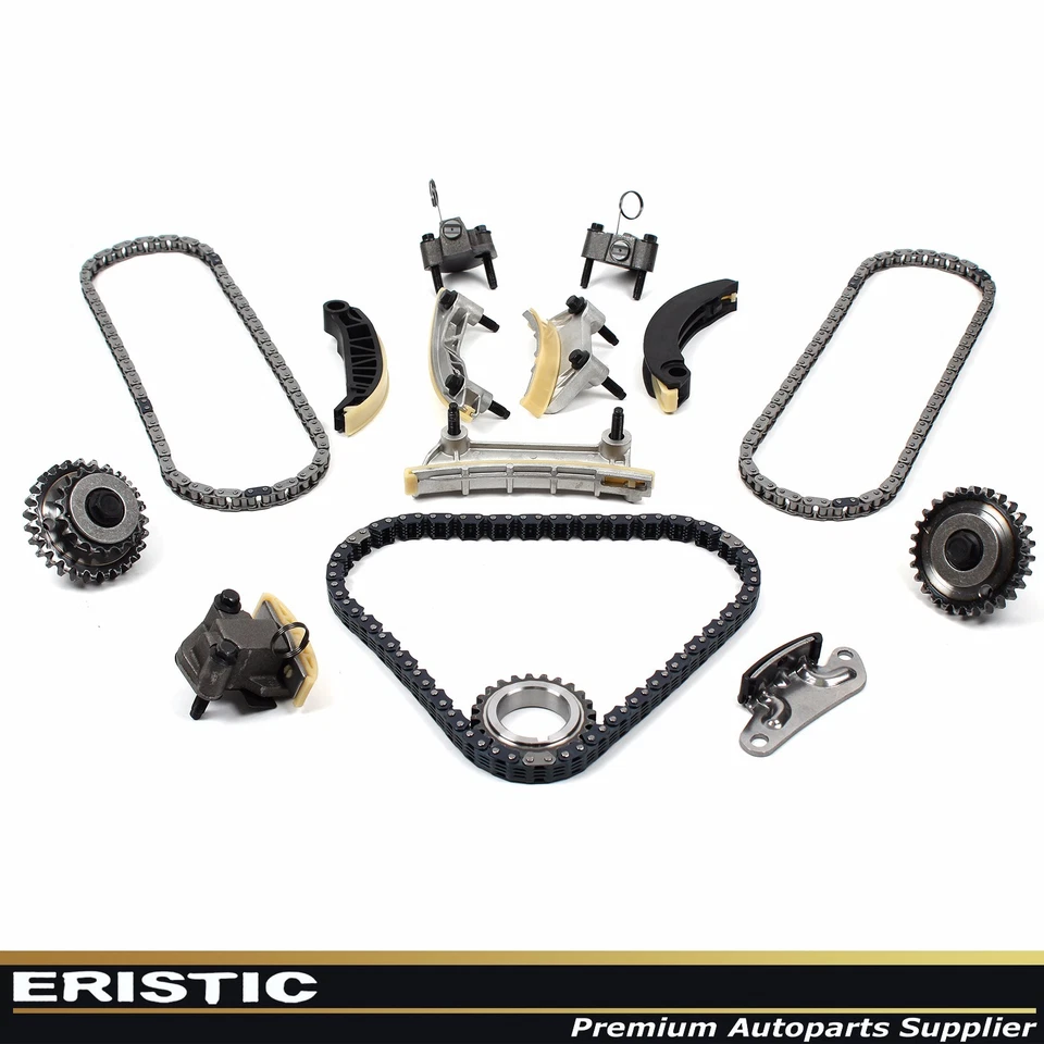 Timing Chain Kit +Tensioner +Sprocket +Guide Rail For 2007 SATURN AURA 3.6L - Image 1 of 4