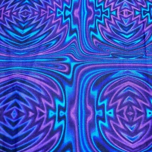 Futuristic, computer design 100% Cotton Fabric, by Brian Evans 3 yards to sew - Picture 1 of 3