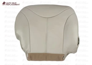 2000 2001 2002 GMC Yukon 1500 2500 SLT SLE XL Driver Bottom Seat Cover Tan vinyl - Picture 1 of 8