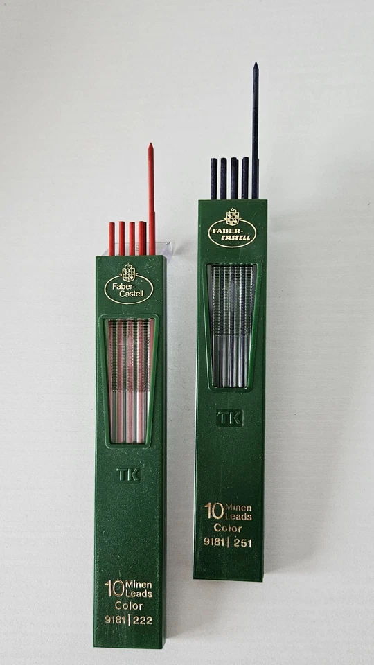  N.  6   ASTUCCI/10   MINE  FABER CASTELL  9181  COLORATE  TEMPERAMINE  COMPRESO - Immagine 1 di 4