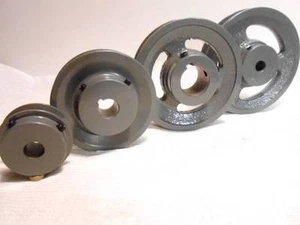 3 1/2", 3.45" NEW Cast Iron Pulley All Bore Sizes for 1/2" wide V belt - Picture 1 of 1