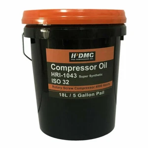 5 Gallon Rotary Screw Air Compressor Parts Synthetic Lubricant Oil 18L HPDAVV - Picture 1 of 12