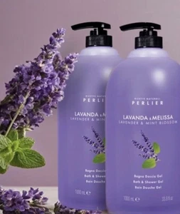 2-Perlier Wild Flower and Green Tea Bath and Shower Gel, Huge 33.8 Oz (1-LTR) - Picture 1 of 7