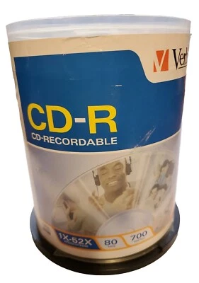 Verbatim CD-R CD Recordable 80 Minute 700MB/Mo 1X-52X Speed - Image 1 of 4